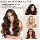 Sleepie tie, Heatless Curling Scrunchie Overnight Blowout, Sleep Hair Tie, Heatless Hair Curler Damage-Free, for Sleeping Soft Rollers for Overnight No-Heat Curls Long Hair To Sleep(Black)