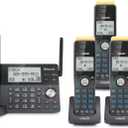 VTech IS8128-51 Super Long Range 5-Handset DECT 6.0 Cordless Phone for Home with Answering Machine, 2300 ft Range, Call Blocking, Bluetooth Connect to Cell, Intercom