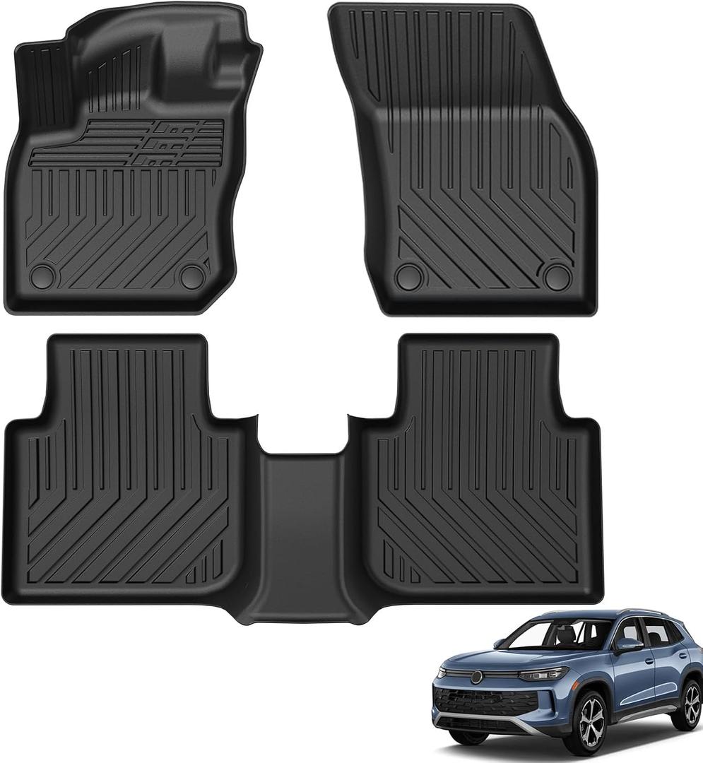 Floor Mats for VW Volkswagen Tiguan 2025 2026
All Weather Odorless Floor Liners, Custom Fit Precise Coverage, Waterproof Non-Slip TPE Material, Easy to Clean