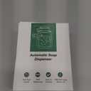 Automatic Soap Dispenser Liquid for Kitchen: 9 OZ Touchless Plastic Black Modern Auto Soap Dispenser for Bathroom - Hand Dish Lotion Home Countertop Kids - Family Couple Gift