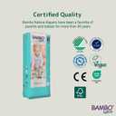 Bambo Nature Hypoallergenic Baby Diapers, Eco-Labeled Sustainable Diapers, Enhanced Leakage Protection, Totally Chlorine-Free, Skin Friendly, and Super Absorbent - Size 5 (27-40lbs) - 132 Count