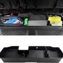 MAXDOM Under Seat Storage Fit for (2019-2024) Chevy Silverado 1500/GMC Sierra 1500 (2020-2024) 2500 3500 HD | Double & Crew Cab Rear Underseat Organizer Box