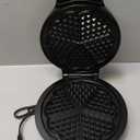 Mueller Heart 5 Waffle Maker, Waffle Iron, Adjustable Browning Control & Nonstick, Cool Touch Handle, Easy to Clean, Small Kitchen Appliances