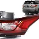 LED Tail Light Assembly Outer Compatible with Chevy Traverse 2018 2019 2020 2021 Right Passenger Side Taillight Replace 84618032 GM2805130