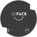 Golden State Art 50 Pack 16x20 Uncut Photo Mat Matboards, Black