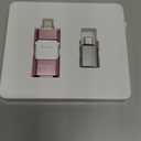 MFi Certified 256GB iPhone Flash Drive, Photo Stick Memory Stick for iPhone iPad, USB Thumb Drive for Photos Videos Transfer & Backup, External Storage Compatible for iPhone/Android/PC/Mac (Pink)