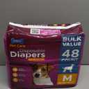 Inspire Pet Care Dog Diapers Female Dogs | Bulk Value Doggie Incontinence, Accidents, for Heat, Pee or Period and Housebreaking (Medium (48 Count))