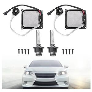 85967-51040 2Pcs Xenon HID Headlight Ballast with Igniter & D4S Bulb for 2006-2014 Lexus IS250 IS350 LS460 RX350 ES350 ES300h GS300 GS350 GX460,Fit for Toyota Prius/Avalon/Venza/Solara 85967-52020
