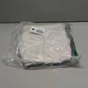 MIULEE 84" Long Scalloped Shower Curtain Linen Textured with 12 Metal Hooks Cute Extra Long Heavy Duty Washable Waterproof Cloth Shower Curtains with Black Border for Bathroom Bathtub,Cream Beige