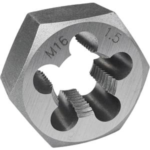 M16x1.5 Metric Hex Rethreading Die Alloy Steel Right Hand Die for Thread Repair and Maintenance