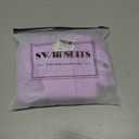 Fanuerg Women's Twist Front High Waisted Bikini Swimsuit Drawstring Tie Side Bottom Two Piece Bathing Suit (S)