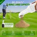 Golf Cart Sand Bottle with Holder No Drilling Required, Universal Golf Cart Sand Pots Fit Club Car, EZGO, Yamaha Models, Divot Filler Sand Bottle, Large Capacity and Easy to Install, 1PCS