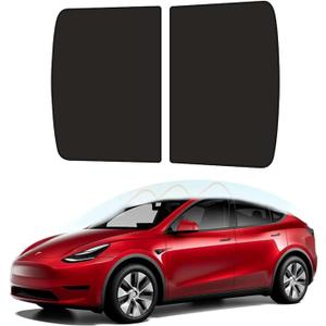 D-Lumina for Tesla Model 3 Roof Sunshade, Glass Sunroof Shade Window Insulation UV & Heat Protection for Model 3 Accessories 2021-2023, Upgraded Double-Layer Design Sun Shade Won't Sag (Set of 2)