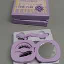 FADLASH Magnetic Eyelashes with Applicator 2 Pairs 2 Boxes of Magnetic Lashes Reusable Natural Look Soft Magnet Eyelash Kit Easy to Wear (806+KS01)