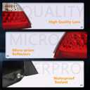Tail Light for 2006 2007 Hon-da Accord, Rear Tail Light Driver & Passenger Side Unit HO2818130 4dr For Sedan, 33551-SDA-A32,1 Pair