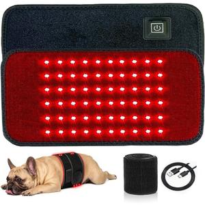 Luma Pet Red Light Therapy - Red Light Therapy Belt for Dogs, Infrared Red Light Therapy Device for Relief Hip, Joint and Back Care (10.6-inch x 5.1-inch)