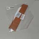 DMiotech 1 Pack 14 Inch x 53 Inch Faux Leather Sheet Furniture Cover Napa Skin Orange PU Leather Roll for Handmade DIY Craft Projects