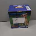 46" Pooper Scooper Swivel Bin & Rake for Large Small Dogs with Bag Attachment, Long Handle Poop Scooper with Lid for Yard (Blue)