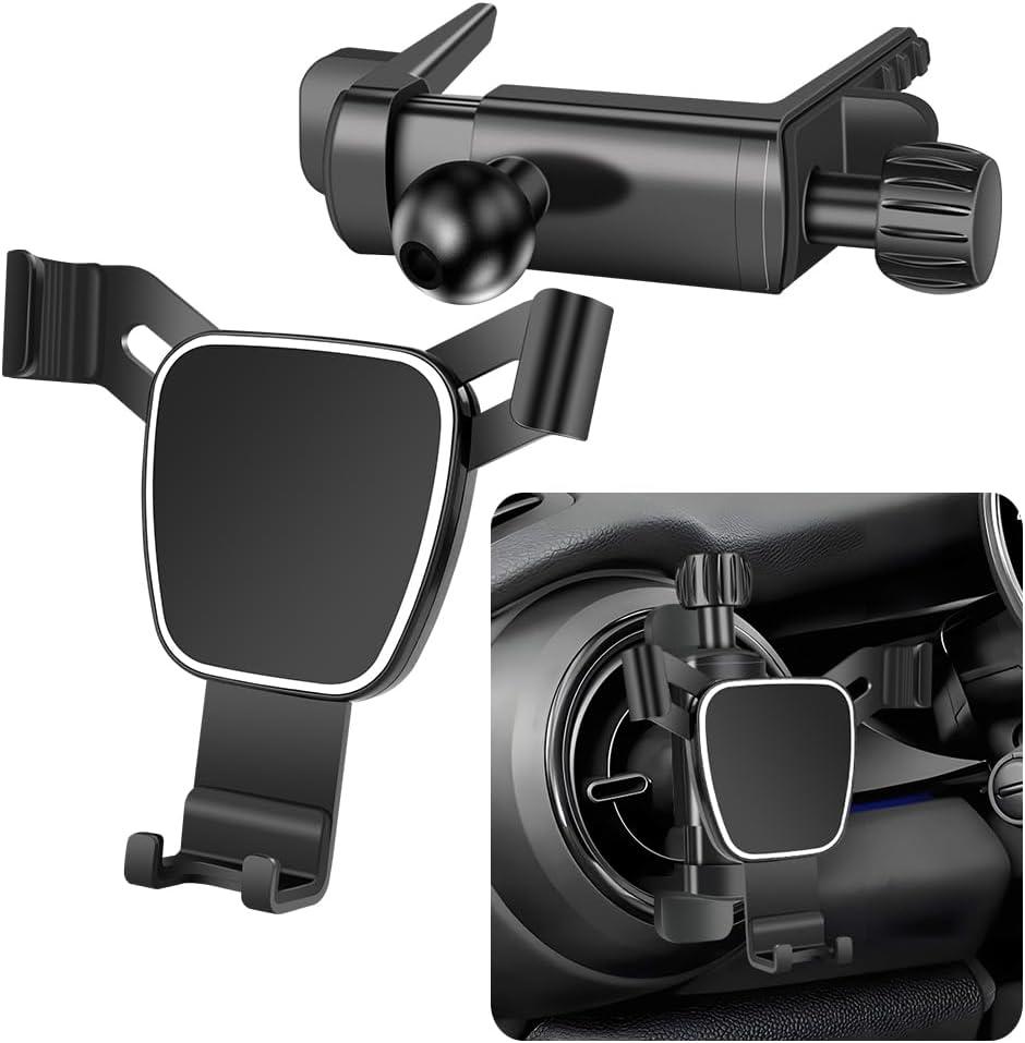 Car Phone Mount Holder For Mini Cooper 2002-2012Hardtop 2013-2024Convertible 2013-2024Clubman 2008-2014Countryman 2011-2016 Coupe Paceman Roadster Auto Accessories Interior Circular Air Vent case