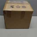 Solar Post Lights Outdoor, Water Ripple Glass Aluminum Column Light, IP65 Waterproof Black Finish Pillar Lamp with Dusk to Dawn LED Outside Post Cap Lamp for Garden, Backyard, Courtyard, Patio