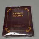 FSyueyun Brass Candlestick Holders Set of 6, Elegant Metal Candlestick Holders for Vintage Taper Candle Holders, Perfect for Table Centerpieces, Fireplace, Home Decor, Weddings and Party Decorations