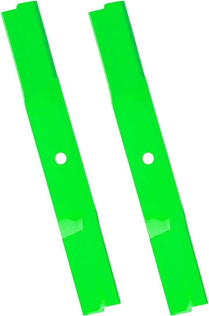 Lawn Mower Blades Low-Lift with 38 inch Decks Fits for AM100946 M82408 050536 for John Deere 111 116 160 165 170 175 355D F510 F525 GT235 LX173 LX176 LX178 LX188 S92, 2 PCS
