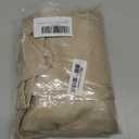 Biscaynebay Textured Fabric Round Tablecloths 70", Natural Water Resistant Table Cloth Circle Folding Table Covers for Dining, Kitchen, Wedding, Parties etc. Machine Washable