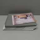 4 Pack Large Closet Storage Baskets Bins for Shelves | Fabric Closet Organizers and Storage with Handles Home Organization | Decorative Collapsible Baskets for Organizing Clothes Toy Nursery 14"x10" (White with Grey)