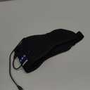 Perytong Sleep Mask with Bluetooth 5.4 Headphones, Wireless Sleep Eye Mask for Side Sleepers, 3D Contoured Comfort & Built-in HD Stereo Earphones, Blackout for Travel (Carbon Black)