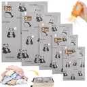 Vacuum Storage Bags with Cordless Pump for Travel & Clothing
