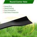 19" Lawn Mower Blade Compatible with G reen-Works Mowers MO40L414, Replace LMF465 LME476 C3202469-01 Mulching Blades