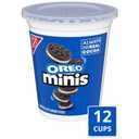 OREO Minis Chocolate Sandwich Cookies, 12-3.5 oz Snack Cups (BBD: 14 Nov 2026)