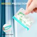 The A7-L Reusable Pill Pouches Set is Designed to fit the A7 Binder. Zippered Pill Organizers Weekly, Travel Pill Container, Reusable Zipper Pouches, Color-Coded Medicine Pouches