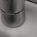 LAOION Stovetop Espresso Maker, 4Cup 6.8 oz Moka Pot, Stainless Steel Cuban and Italian Coffee Maker for Cafetera Cubana, Greca De Cafe Induction Stovetop Compatible, Coffee Gift for Home Travel (Silver)