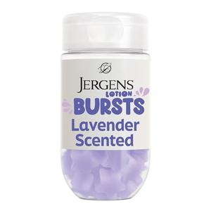 Jergens Lavender Lotion Bursts, Squishy Star-Shaped Moisturizer Bursts, 38 Ct