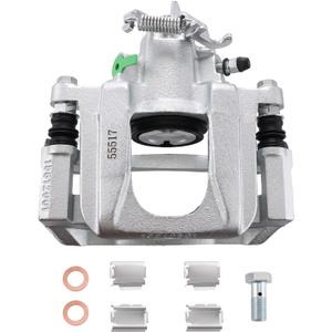 Betthand Rear Right Brake Caliper Fit for (Single Piston, NO Heavy Duty) 08-16 Dodge Grand Caravan, 08-16 Chrysler Town & Country, 09-14 Volkswagen Routan, 12-16 Ram C/V, 3.3/3.6/3.8/4L: 18B5080