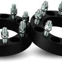 1.5" (38.1mm) 8x6.5 Wheel Spacers, 14x1.5 Studs 8 Lugs 126.15mm Bore Fit 1988-1998 Chevy C/K2500 3500, 2001-2010 Silverado 2500 HD, 2002-2006 Avalanche 2500, 2012-2014 Nissan NV1500 NV2500 NV3500 2pcs