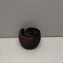 Red Diamond Black Leather Steering Wheel Cover, with Bling Crystal Rhinestones Universal Fit 14" 1/2-15" Crystal Glitter for Women Sparkle Girl Fit Suvs,Vans,Sedans,Cars,Trucks, Red Diamond