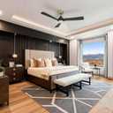 GREENEVER 52 Inch Ceiling Fan with Lights, Remote, DC & High CFM