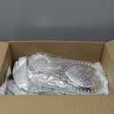 Qunclay Vintage Handheld Mirror Embossed Portable Hand Mirror with Handle for Small Compact Travel Makeup(Silver,12 Pcs)