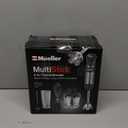 Mueller Multistick 800W 4-in-1 Immersion Blender Handheld, 12 Speed Hand Mixer - Turbo Boost, Heaviest Duty Copper Motor, Titanium Blades Hand Blender, Milk Frother Wand, Whisk, Beaker, Chopper, Grey (Grey)