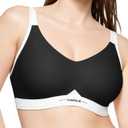 COMFELIE Seamless Wireless Bra for Busty Women No Underwire Lightly Lined Deep V T-Shirt Bralette Underarm-Smoothing (XXL)