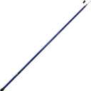 Anley 10Ft Telescopic Flagpole - Retractable Fiberglass Outdoor Telescoping flag pole - Reinforced Twist-to-tighten Section & Clip Hook Top - Lightweight Durable Pole (Blue)