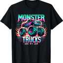 Monster Trucks are My Jam T-Shirt Female Plus 3X