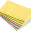 7 x Mr. Pen- Lined Sticky Notes, 4" x 6", 6 Pads, 45 Sheets/Pad, Pastel Color, Sticky Notes with Lines, Ruled Post Stickies, Memo Pads, Self-Stick Note Pad for Office, School, Home, Study & Organization