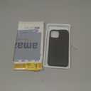 Amnirk Wallet Case for iPhone 15, Leather Flip Folio Cover Magnetic Clasp Pocket with 3 Card Holder for iPhone 15 (Black) 