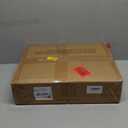 BOLUO White Nightstand with Charging Station, LED Night Stand with Fabric Drawers and Shelf, Bedside Table with USB Ports and Outlets, Bedroom Nightstand Modern