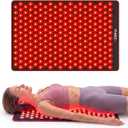 FliKEZE 2-in-1 Acupressure Mat with Red Light Therapy for Body Home Use