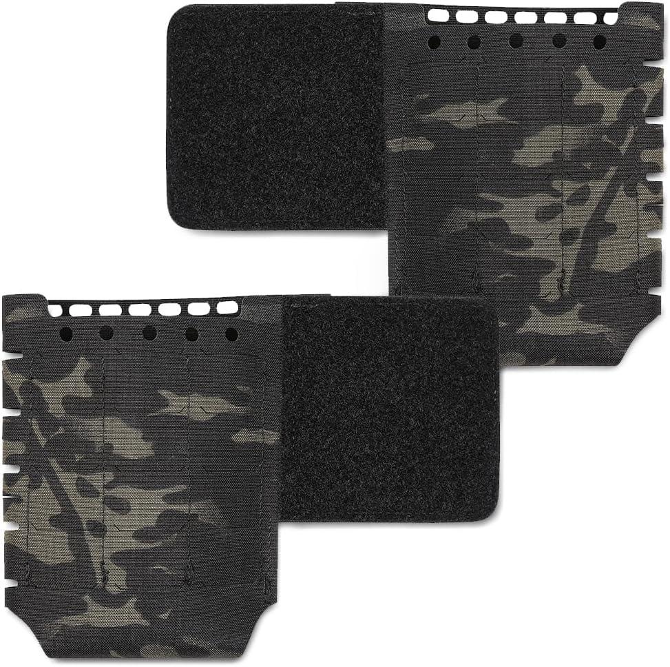 ACETAC Flex Expander Wing Pouch for Chest Rig, Compatible with Spiritus Systems Micro MK4/MK5 Haley Strategic D3CR Placard (MultiCam Black)