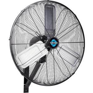Tornado 24 Inch Pro Series High-Velocity Oscillating Wall Fan  3-Speed, 7200 CFM, 6.6 FT Cord  UL Safety Certified for Commercial & Industrial Use (Black)